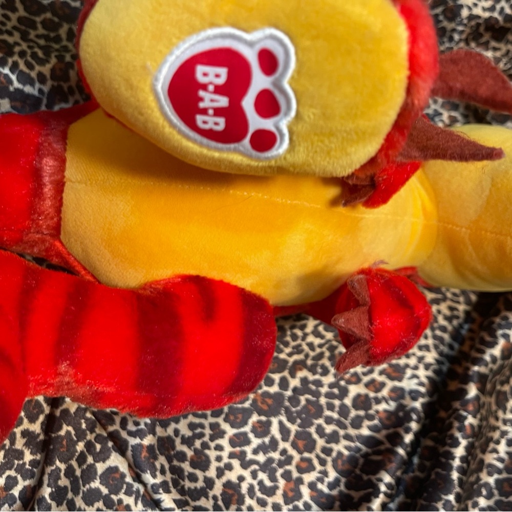 Build-A-Bear Red Raptor Stuffed Animal - Picture 2 of 16